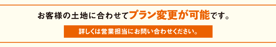 プラン変更が可能です