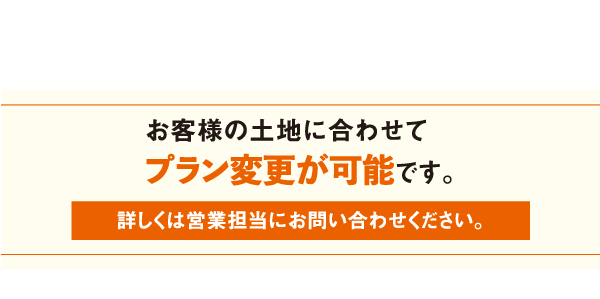 プラン変更が可能です